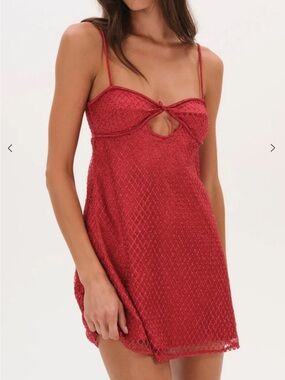 For Love and Lemons Glitter Slip Dress
